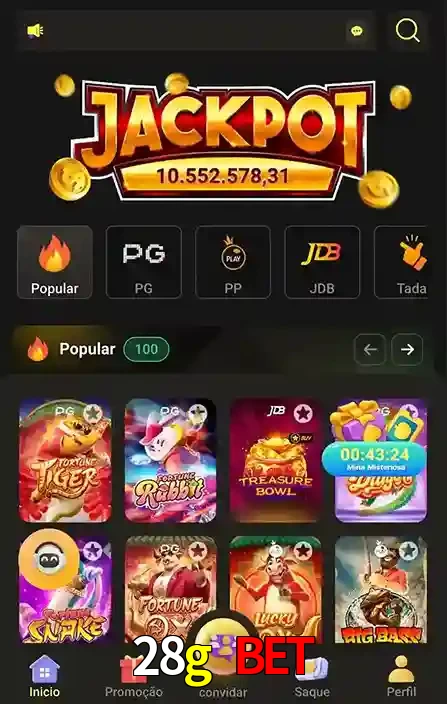 Promoções Especiais no 28g bet App